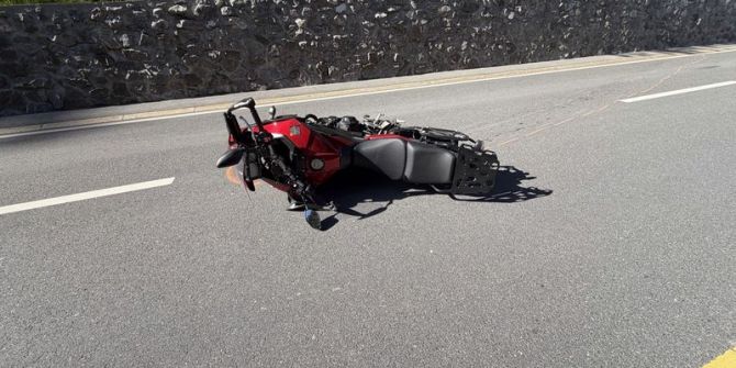 Motorradunfall Niederteufen