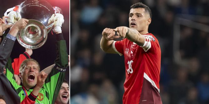 Schmeichel Xhaka