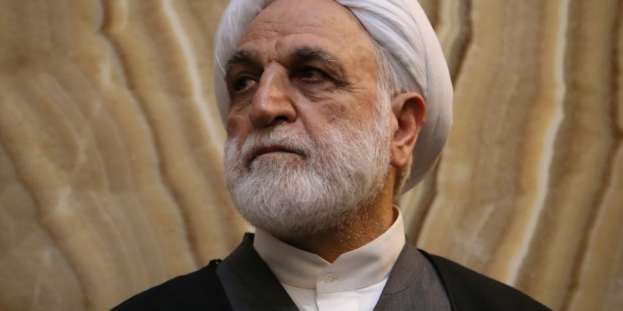 ARCHIV - Der iranische Oberste Richter Gholam-Hussein Mohseni-Edschehi nimmt an einer Feier auf dem Palästina-Platz in Teheran teil.») Foto: Rouzbeh Fouladi/ZUMA Press Wire/dpa