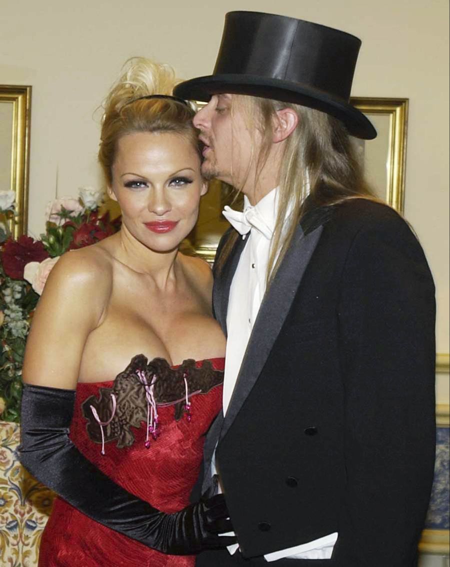 Pamela Anderson mit Kid Rock. Die beiden heirateten 2006, trennten sich aber noch im selben Jahr wieder.