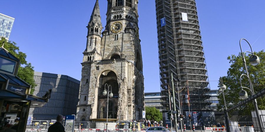Wegen Sanierung muss die Kaiser-Wilhelm-Gedächtnis-Kirche in Berlin für zwei Jahre schliessen.