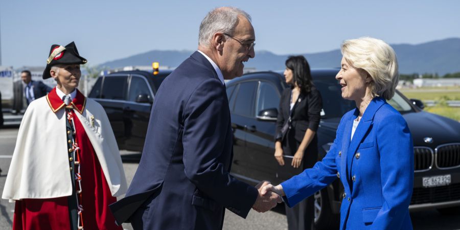 Guy Parmelin Ursula von der Leyen