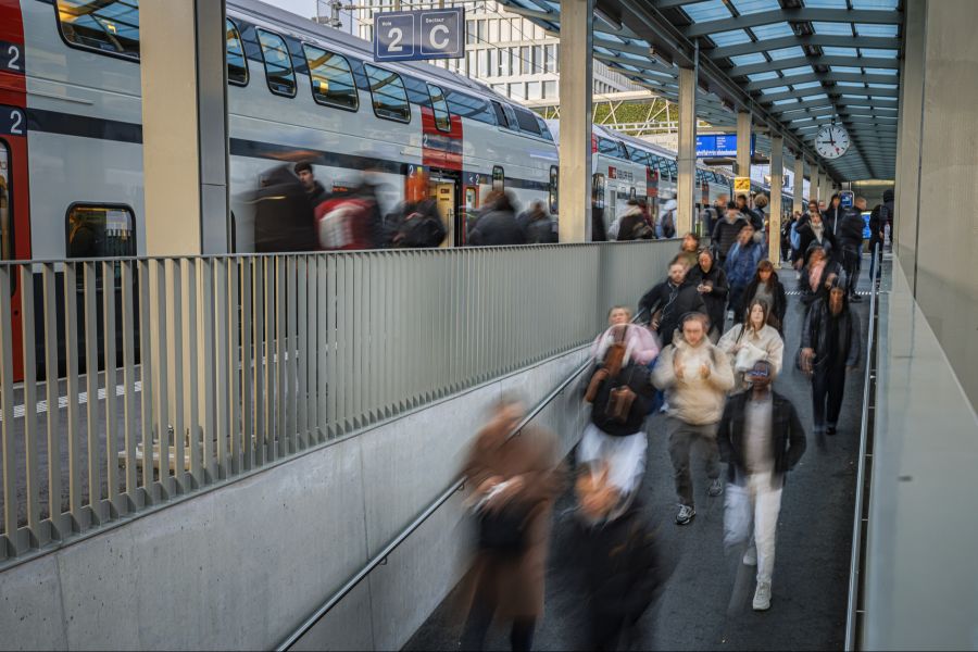 Viele der SBB-Zugstrecken sind enorm ausgelastet. (Symbolbild)