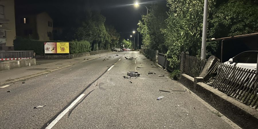 Die Zurzacherstrasse blieb bis kurz vor 5 Uhr gesperrt.
