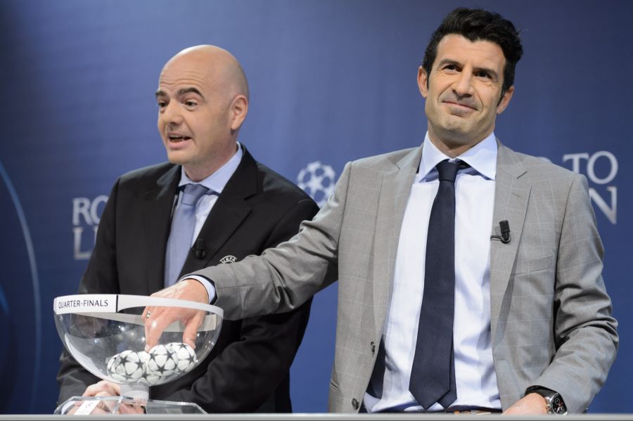 Luis Figo Gianni Infantino