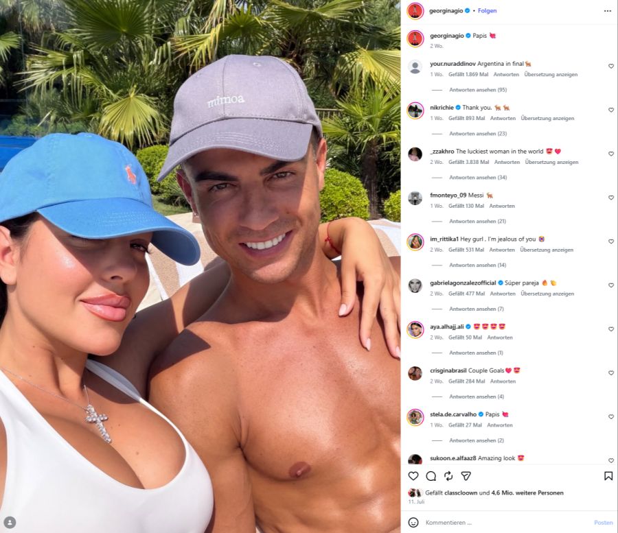 Cristiano Ronaldo Georgina Rodriguez