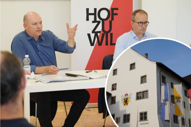 Thomas Feller (l.) und Andreas Breitenmoser legten die Fakten auf den Tisch. - Linda Bachmann