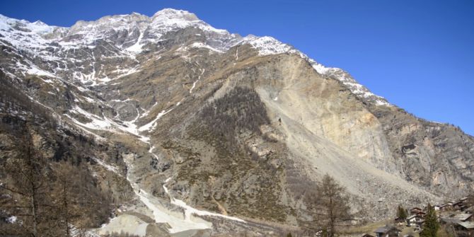 Weisshorn Gletscherabbruch