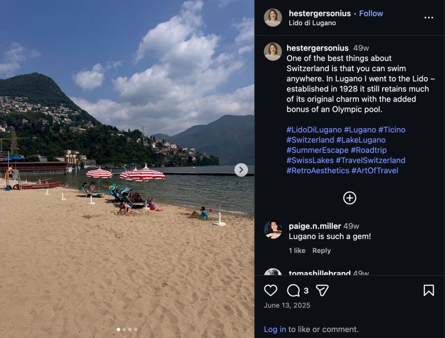 Lido di Lugano, Lugano