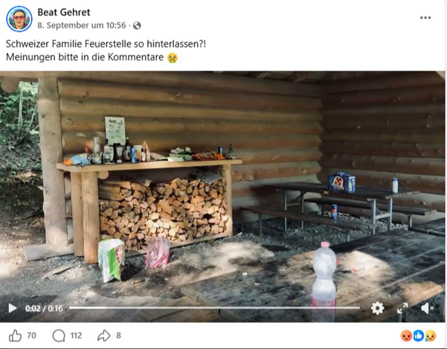 Auf Facebook erntete der Beitrag über 100 Kommentare.