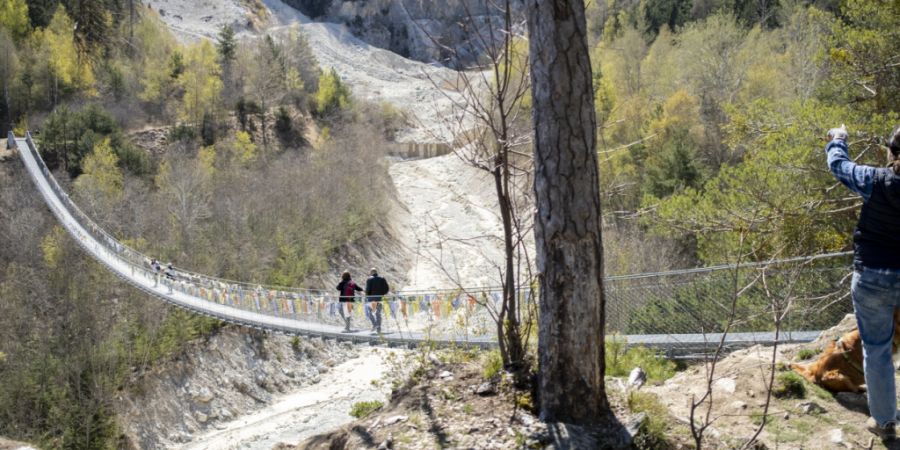 Der Illgraben im Kanton Wallis ist einzigartig in der Schweiz: Mehrmals pro Jahr gehen hier Murgänge nieder. (Archivbild)