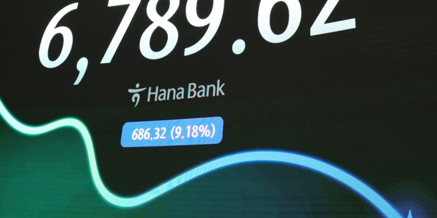 Der Koreanische Aktienindex Kospi war zwischenzeitlich so stark eingebrochen, dass der Handel sogar unterbrochen werden musste. (Archivbild)