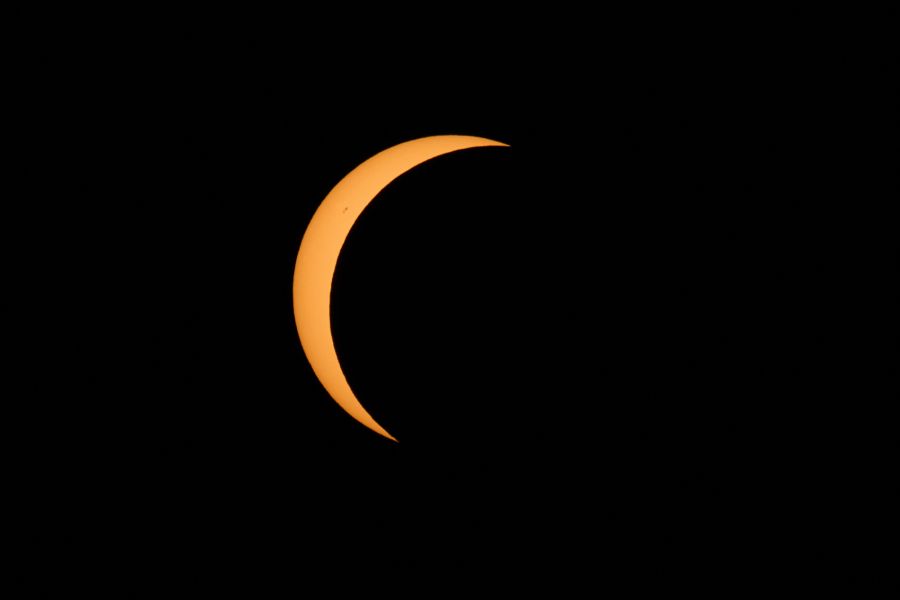 In Europa konnte eine partielle Sonnenfinsternis beobachtet werden.