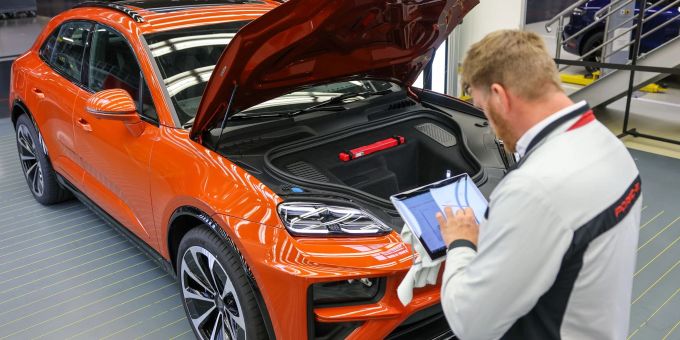 Der neue E-Macan wurde im ersten Quartal 14'185 Mal ausgeliefert. (Archivbild) Porsche