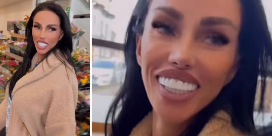 Katie Price schockte mit XL-Zähnen.