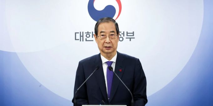 Das Südkoreanische Parlament auch für die Amtsenthebung des Interimspräsidenten Han Duck Soo gestimmt. Han Duck Soo