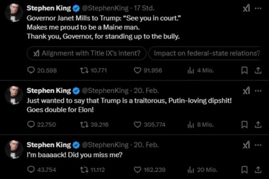 Stephen King Twitter