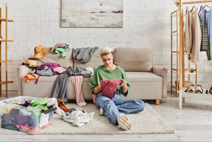 Secondhand-Mode ist ebenfalls voll im Trend. Mode