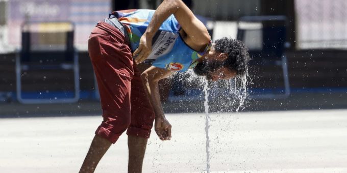 Rio de Janeiro wird von einer Hitzewelle mit über 40 Grad überrollt. rio de janeiro