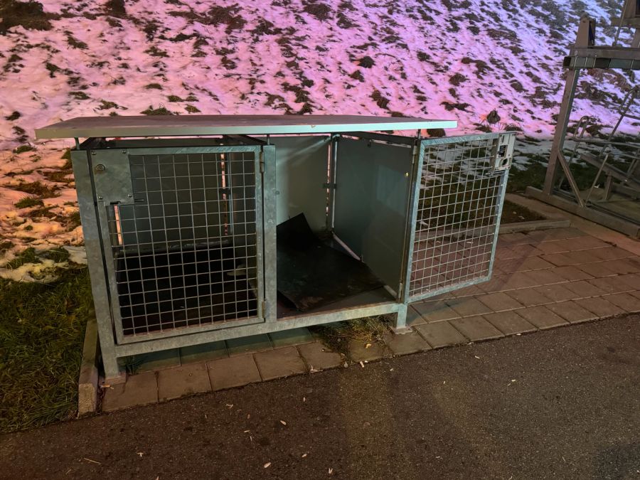 Hat mittlerweile vor einigen Filialen Hundeboxen, in denen die Hunde geschützt warten können: die Migros.