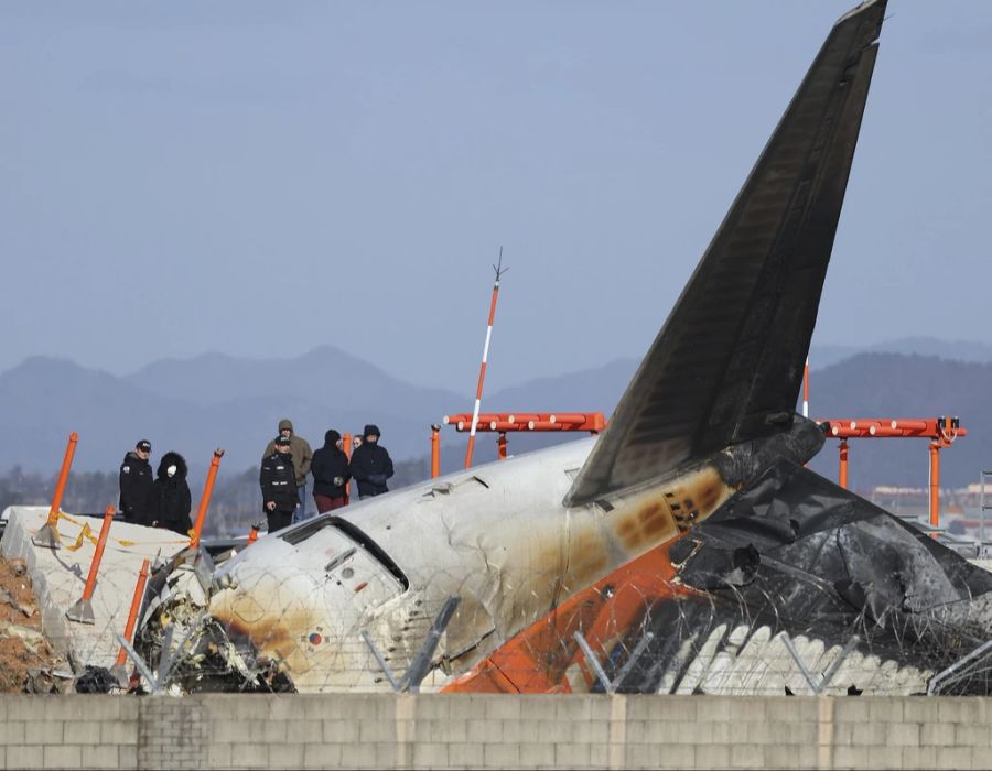 Südkorea Flugzeugunglück