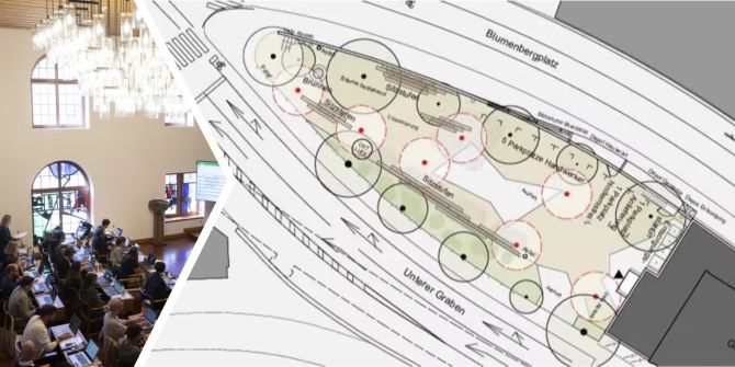 Platz vor Grabenhalle wird zur grünen Oase