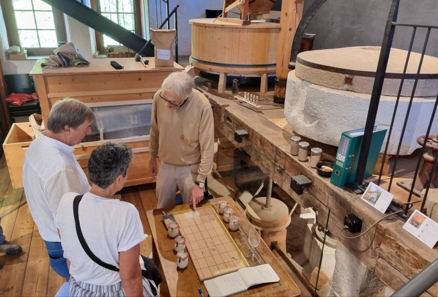 Hans Stephani ist ein Zeitzeuge der Schlossmühle Aarau und wusste viel zu erzählen.