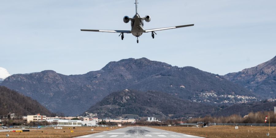 Das Uvek hat die Konzession für den Flughafen Lugano (im Bild) erneuert. (Archivbild)