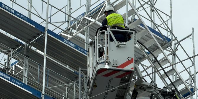 Unfall Zürich Baustelle