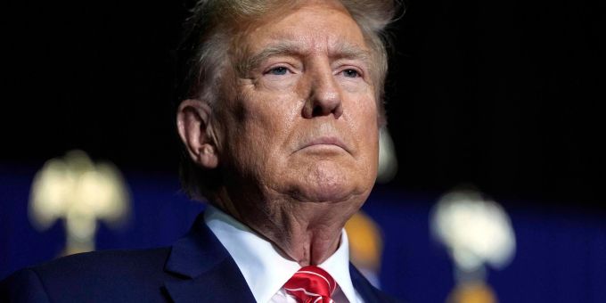 Der ehemalige Präsident Donald Trump äussert sich kritisch zum Gaza-Konflikt und zur Rolle Israels. (Archivbild) Donald Trump