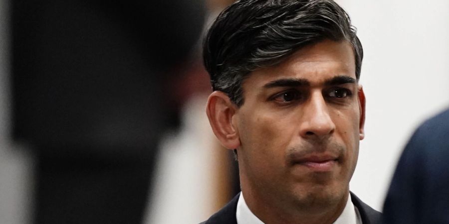 Britischer Premierminister Rishi Sunak