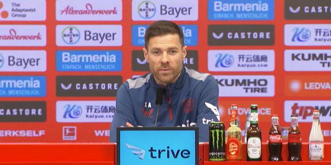 Xabi Alonso verkündet seine Zukunft bei Bayer Leverkusen. Bayer Leverkusen