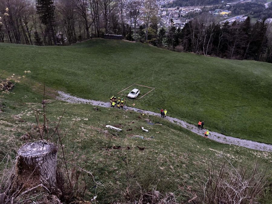 Unfall in Goldau