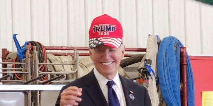 Einheit zu 9/11 - Biden setzt sich «Trump 2024»-Kappe auf