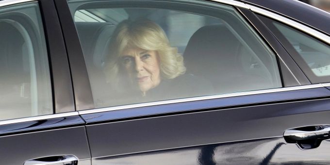 Queen Camilla verzichtete wegen der Folgen einer Infektion auf den Empfang im Freien. (Archivbild) Queen Camilla