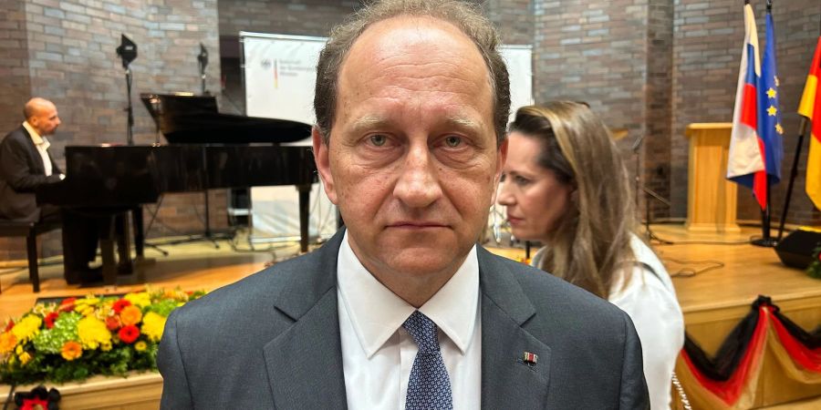 Deutschlands Botschafter in Moskau, Alexander Graf Lambsdorff, hat im Aussenministerium in Moskau eine Protestnote erhalten, weil in Rostock ein Marinequartier zur Stärkung der Nato-Ostflanke eröffnet wurde. (Archivbild)