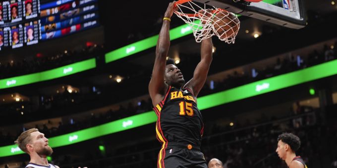 Clint Capela gelingt in der NBA das erste «Double-Double» der Saison. NBA