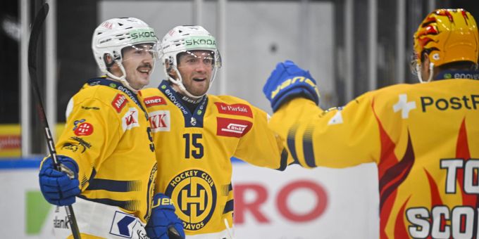 Der HC Davos gewinnt bei den Lakers mit 3:0. HC Davos