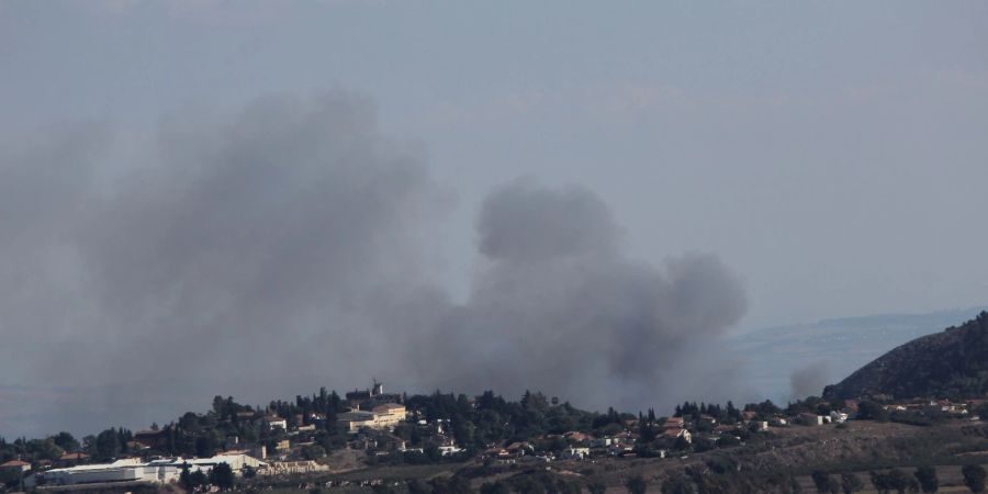 Raketenangriffe der Hisbollah im Norden Israels (Archivbild)