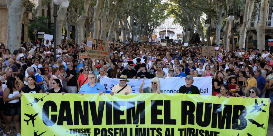 Proteste gegen Tourismus