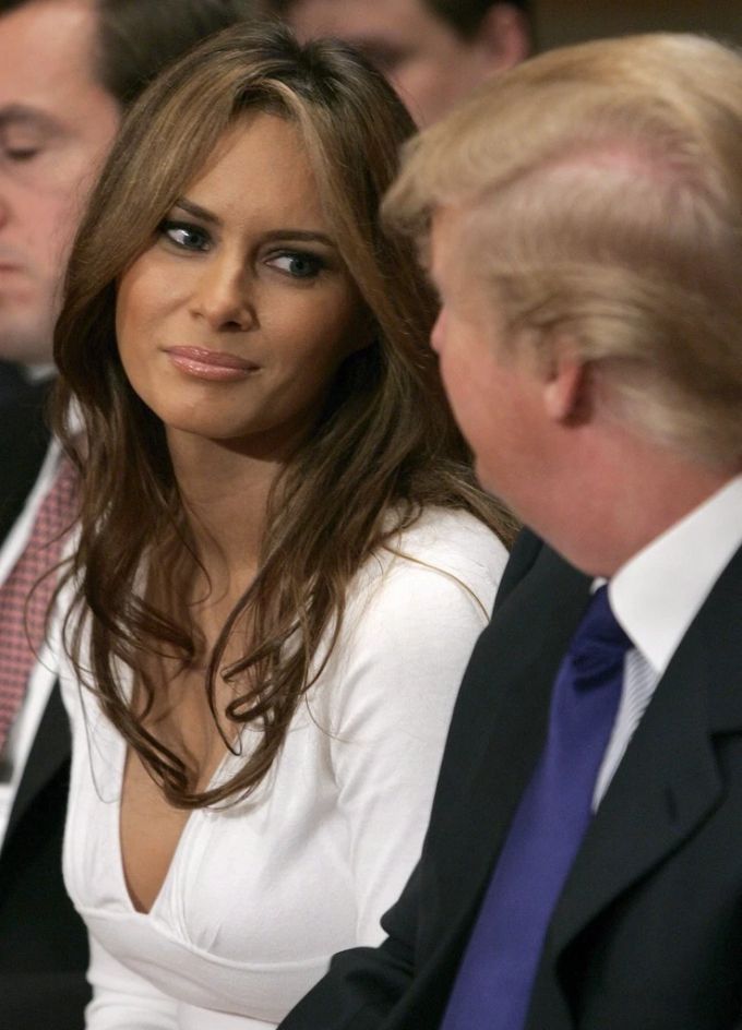 Donald und Melania Trump im Jahr 2005. Trumps