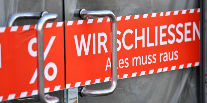 Firmenpleiten in Deutschland