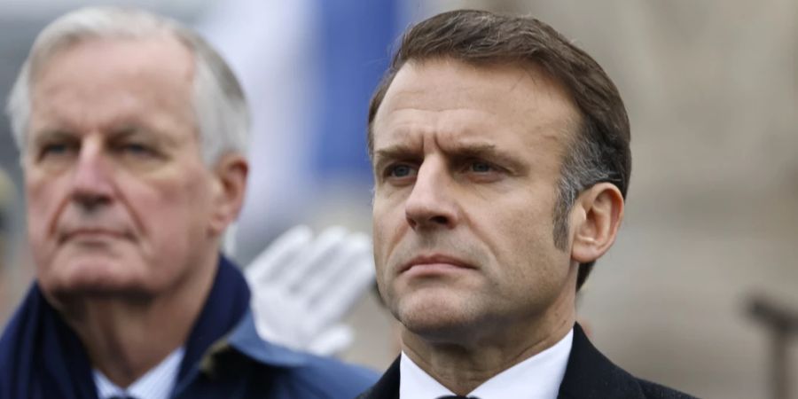 Emmanuel Macron Frankreich Regierungskrise