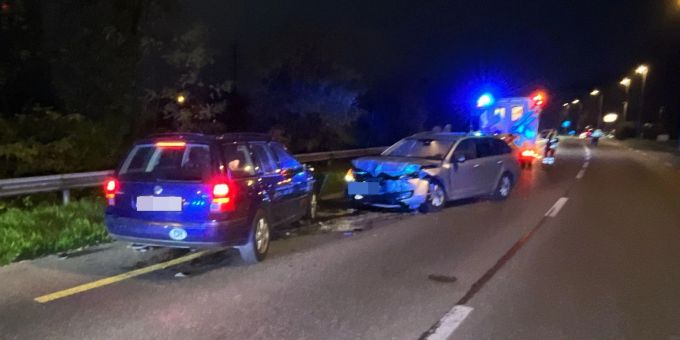 Niedergösgen SO: Frontalkollision zwischen zwei Autos. Niedergösgen SO