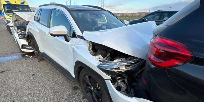Auffahrunfall auf der A1. Auffahrunfall auf A1.