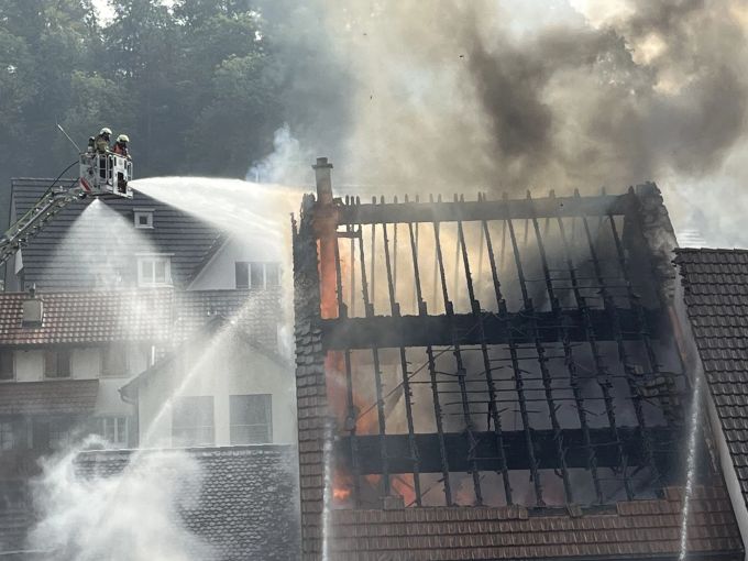 Das Haus ist nicht mehr bewohnbar. Sachschaden