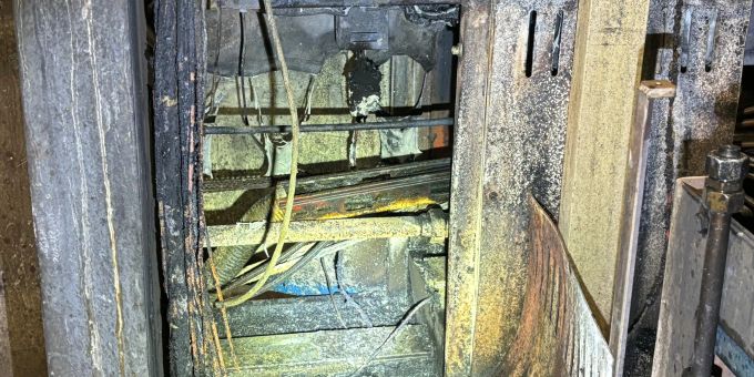 Der Brand brach in einem Elektrokasten aus. Eschlikon TG