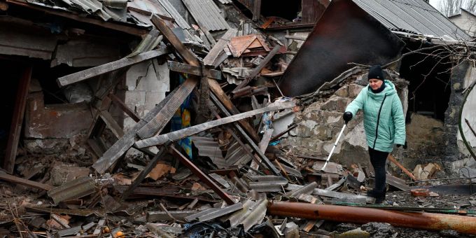 Fast die gesamte Stadt Kurachowe im Gebiet Donezk sei von russischen Streitkräften besetzt. (Archiv) Kurachowe