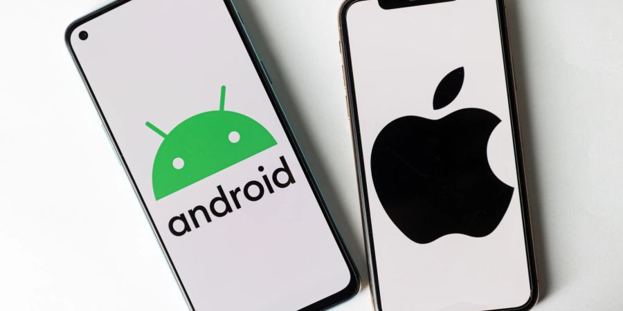 Android und iOS Smartphone