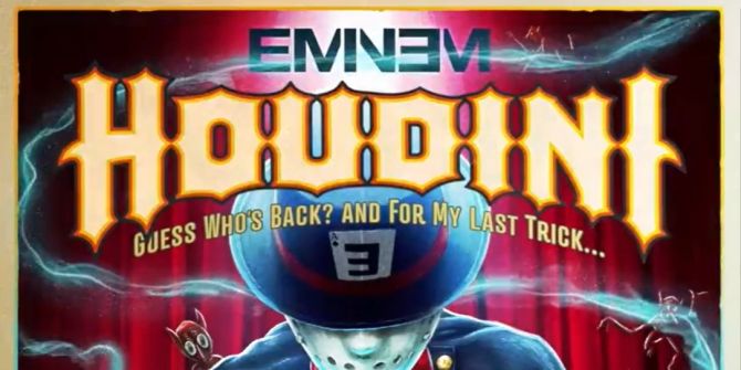 Houdini Eminem Plattencover